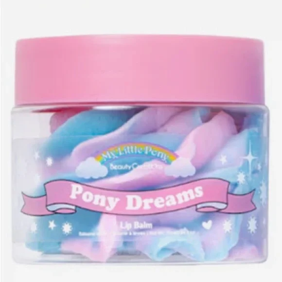 (1)LIMITED My little pony Lip balm (blue strawberry) (pink cotton candy) - Picture 2 of 3